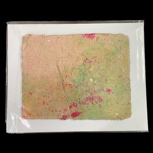 pressed paper wall art